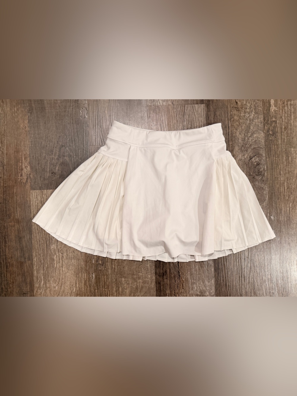 Athleta White Pleated tennis Mini skort